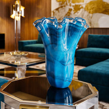 Load image into Gallery viewer, 1970s Exquisite "Fazzoletto" Murano Glass Vase by Dogi, Italy Madinteriorart by Maden