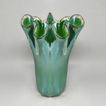 Load image into Gallery viewer, 1970s Exquisite "Fazzoletto" Murano Glass Vase by Dogi. Made in Italy Madinteriorart by Maden