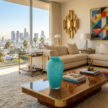 Load image into Gallery viewer, 1970s Exquisite Handcrafted Murano Vase by V.A.M. in Murano Glass. Made in Italy Madinteriorart by Maden