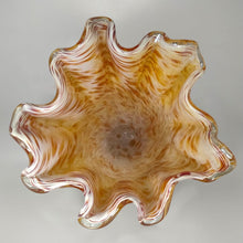 Load image into Gallery viewer, 1970s Exquisite Michielotto Murano Glass Draped Vase Made in Italy Madinteriorart by Maden