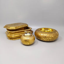 Load image into Gallery viewer, 1970s Exquisited Handcrafted Smoking Set in Ceramic and gold leaf. Made in italy Madinteriorart by Maden