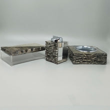 Load image into Gallery viewer, 1970s Gorgeous Brutalist Smoking Set. Made in Italy Madinteriorart by Maden