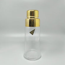 Load image into Gallery viewer, 1970s Gorgeous Cocktail Shaker With Ice Bucket by Dorval in Gold plate 24K and Crystal. Made in Italy Madinteriorart by Maden