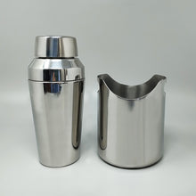 Load image into Gallery viewer, 1970s Gorgeous Cocktail Shaker With Ice Bucket by Motta. Made in Italy Madinteriorart by Maden