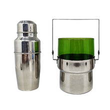 Load image into Gallery viewer, 1970s Gorgeous Cocktail Shaker With Ice Bucket by Pran. Made in Italy Madinteriorart by Maden

