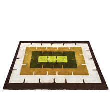 Load image into Gallery viewer, 1970s Gorgeous Geometric Space Age Rug in Wool. Made in Italy Madinteriorart by Maden