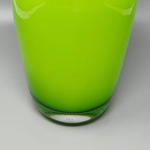 Load image into Gallery viewer, 1970s Gorgeous Green Vase by Ind. Vetraria Valdarnese. Made in Italy Madinteriorart by Maden