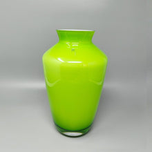 Load image into Gallery viewer, 1970s Gorgeous Green Vase by Ind. Vetraria Valdarnese. Made in Italy Madinteriorart by Maden