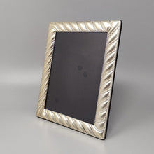 Load image into Gallery viewer, 1970s Gorgeous Photo Frame in Silver Plated with Glass. Made in Italy Madinteriorart by Maden