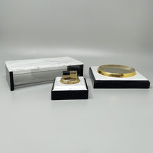 Load image into Gallery viewer, 1970s Gorgeous Smoking Set in Lucite and Brass. Made in Italy Madinteriorart by Maden