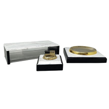 Load image into Gallery viewer, 1970s Gorgeous Smoking Set in Lucite and Brass. Made in Italy Madinteriorart by Maden