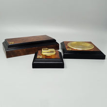 Load image into Gallery viewer, 1970s Gorgeous Smoking Set in Luxury Thuja Root. Made in Italy Madinteriorart by Maden