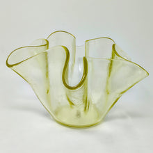 Load image into Gallery viewer, 1970s Italian Murano Glass Yellow "Fazzoletto" Handkerchief Vase by Dogi Madinteriorart by Maden