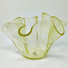 Load image into Gallery viewer, 1970s Italian Murano Glass Yellow "Fazzoletto" Handkerchief Vase by Dogi Madinteriorart by Maden