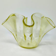 Load image into Gallery viewer, 1970s Italian Murano Glass Yellow "Fazzoletto" Handkerchief Vase by Dogi Madinteriorart by Maden