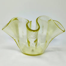 Load image into Gallery viewer, 1970s Italian Murano Glass Yellow "Fazzoletto" Handkerchief Vase by Dogi Madinteriorart by Maden