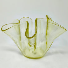 Load image into Gallery viewer, 1970s Italian Murano Glass Yellow "Fazzoletto" Handkerchief Vase by Dogi Madinteriorart by Maden
