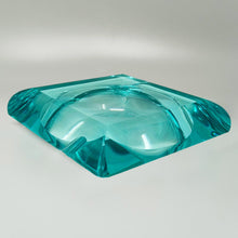 Load image into Gallery viewer, 1970s Mid-century Aquamarine Ashtray by Fontana Arte. Made in Italy Madinteriorart by Maden