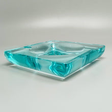 Load image into Gallery viewer, 1970s Mid-century Aquamarine Ashtray by Fontana Arte. Made in Italy Madinteriorart by Maden
