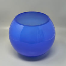 Load image into Gallery viewer, 1970s Mid-Century Blue Vase by Ind. Vetraria Valdarnese. Made in Italy Madinteriorart by Maden