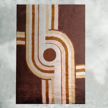 Load image into Gallery viewer, 1970s Museum-Grade Avant-Garde Wool Rug The Epithet of Space Age Luxury. Made in Italy tappeto Madinteriorart by Maden