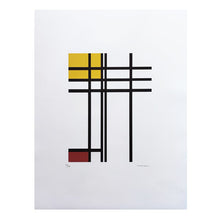 Load image into Gallery viewer, 1970s Original Gorgeous Piet Mondrian "Opposition of Lines" Limited Edition Lithograph Madinteriorart by Maden