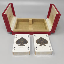 Load image into Gallery viewer, 1970s Original Gorgeous Playing Cards Box by Cartier in Excellent condition. Made in France Madinteriorart by Maden