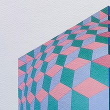 Load image into Gallery viewer, 1970s Original Gorgeous Victor Vasarely Op Art Limited Edition Lithograph Madinteriorart by Maden