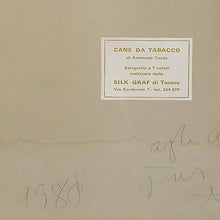 Load image into Gallery viewer, 1970s Original Rare Astonishing Armando Testa Serigraph "Cane da Tabacco" Madinteriorartshop by Maden