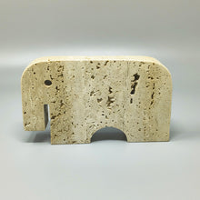 Load image into Gallery viewer, 1970s Original Travertine Elephant Sculpture by Enzo Mari for F.lli Mannelli Madinteriorart by Maden