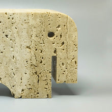Load image into Gallery viewer, 1970s Original Travertine Elephant Sculpture by Enzo Mari for F.lli Mannelli Madinteriorart by Maden