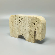 Load image into Gallery viewer, 1970s Original Travertine Elephant Sculpture by Enzo Mari for F.lli Mannelli Madinteriorart by Maden