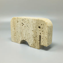 Load image into Gallery viewer, 1970s Original Travertine Elephant Sculpture by Enzo Mari for F.lli Mannelli Madinteriorart by Maden