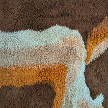 Load image into Gallery viewer, 1970s Space Age Wool Rug | Mid-Century Modern Organic Wave Pattern. Made in Italy tappeto Madinteriorart by Maden