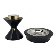 Load image into Gallery viewer, 1970s Stunning Black Smoking Set By Pierre Cardin. Made in France Madinteriorart by Maden