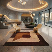 Load image into Gallery viewer, 1970s Stunning Geometric Space Age Rug in Wool. Made in Italy tappeto Madinteriorart by Maden