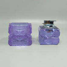 Load image into Gallery viewer, 1970s Stunning Purple Smoking Set By Antonio Imperatore in Murano Glass. Made in Italy Madinteriorart by Maden