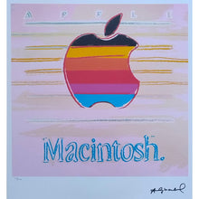Load image into Gallery viewer, 1980s Gorgeous Andy Warhol "Apple Macintosh" Limited Edition Lithograph Madinteriorart by Maden