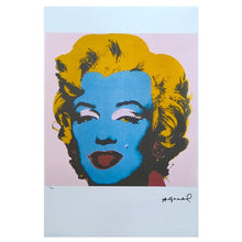 Load image into Gallery viewer, 1980s Gorgeous Andy Warhol "Marilyn" Limited Edition Lithograph Madinteriorart by Maden