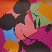 Load image into Gallery viewer, 1980s Gorgeous Andy Warhol "Mickey Mouse" Limited Edition Lithograph by CMOA Madinteriorart by Maden
