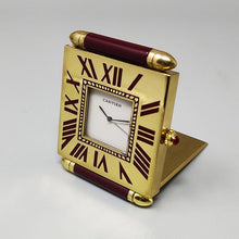 Load image into Gallery viewer, 1980s Gorgeous Cartier Alarm Clock Pendulette. Made in Swiss (Copia) Madinteriorart by Maden