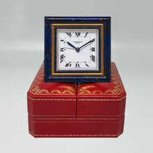 Load image into Gallery viewer, 1980s Gorgeous Cartier Alarm Clock Pendulette. Made in Swiss Madinteriorart by Maden