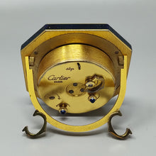 Load image into Gallery viewer, 1980s Gorgeous Cartier Alarm Clock Pendulette. Made in Swiss - Madinteriorart by Maden