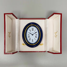 Load image into Gallery viewer, 1980s Gorgeous Cartier Alarm Clock Pendulette. Made in Swiss Madinteriorart by Maden