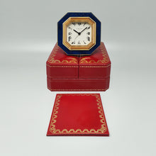 Load image into Gallery viewer, 1980s Gorgeous Cartier Alarm Clock Pendulette. Made in Swiss Madinteriorart by Maden