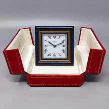 Load image into Gallery viewer, 1980s Gorgeous Cartier Alarm Clock Pendulette. Made in Swiss Madinteriorart by Maden
