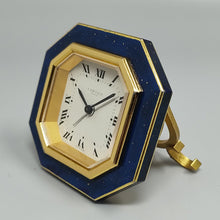 Load image into Gallery viewer, 1980s Gorgeous Cartier Alarm Clock Pendulette. Made in Swiss - Madinteriorart by Maden