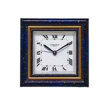 Load image into Gallery viewer, 1980s Gorgeous Cartier Alarm Clock Pendulette. Made in Swiss Madinteriorart by Maden