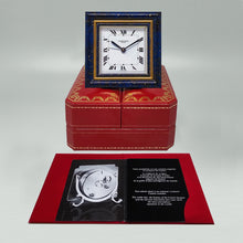 Load image into Gallery viewer, 1980s Gorgeous Cartier Alarm Clock Pendulette. Made in Swiss Madinteriorart by Maden