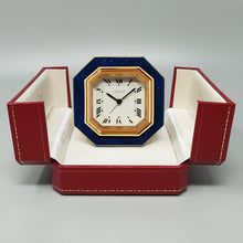 Load image into Gallery viewer, 1980s Gorgeous Cartier Alarm Clock Pendulette. Made in Swiss - Madinteriorart by Maden